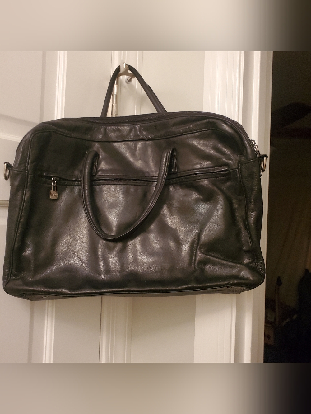Perlina New York Soft Leather Laptop Bag